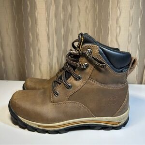 Timberland Waterproof 200 G Primaloft  6" Mid Boys 5 Warm Insulated Lace UpBoots